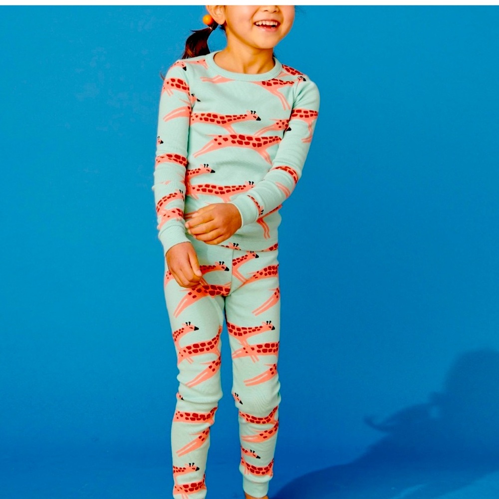 Tea collection Goodnight PJ Set - Giraffe 4T